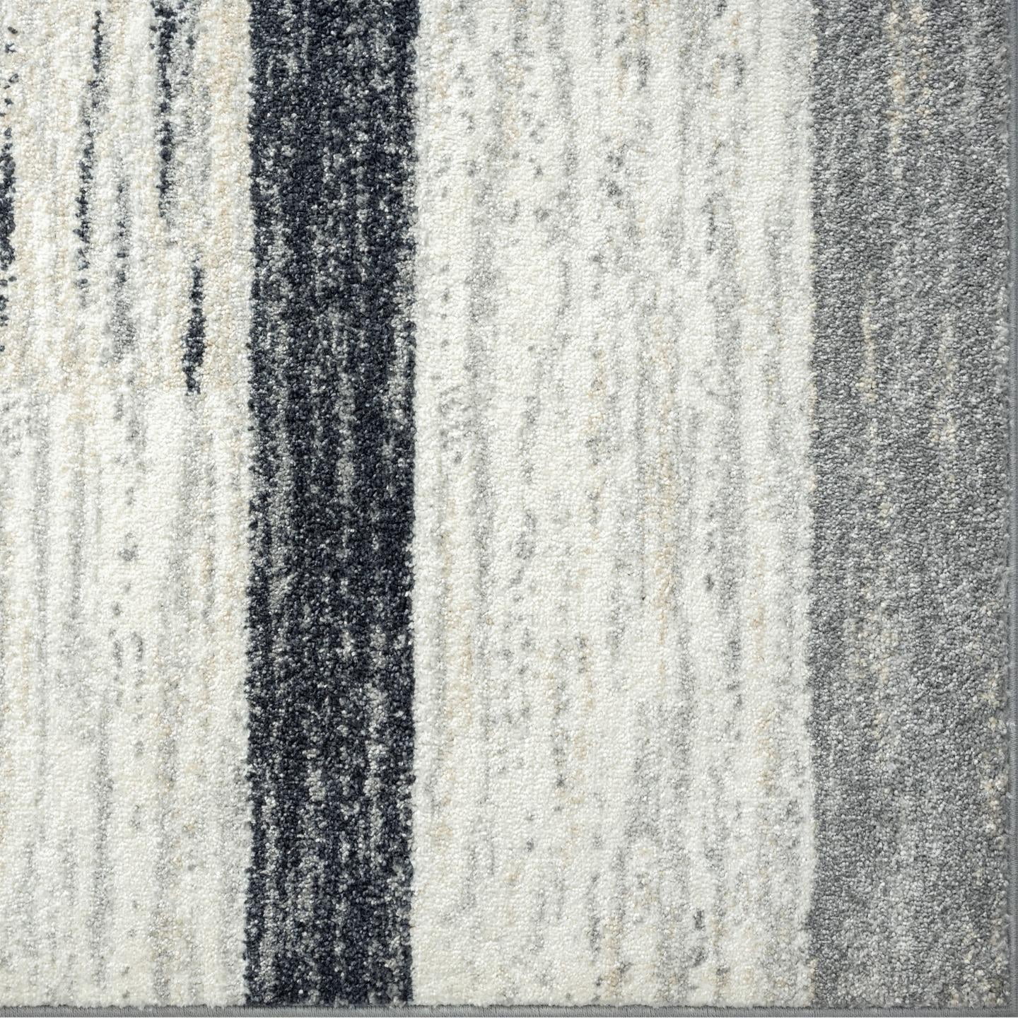 Luxe Weavers Modern Farmhouse Geometric 8x10 Gray Area Rug for Living Room