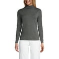 thumbnail image 3 of Lands' End Women's Lightweight Jersey Fitted Turtleneck, 3 of 3