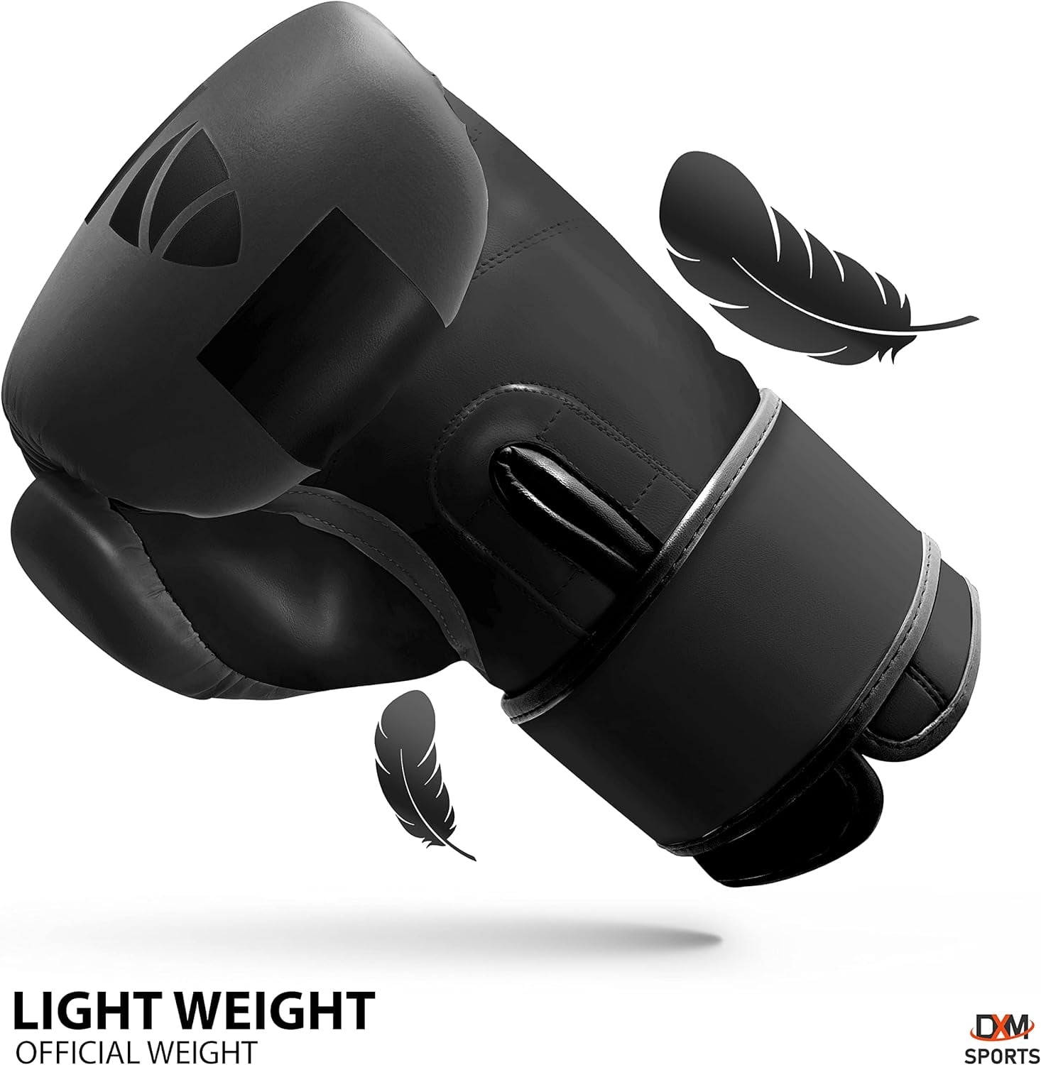 DXM SPORTS Boxing Gloves for Men & Women, Ideal for Heavy Punching Bag Workout Kickboxing, Muay Thai, MMA - 16oz