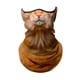 thumbnail image 5 of Mascarilla facial tipo bandana con presillas para las orejas, polaina refrescante para el cuello, bufanda para mujer gato amarillo, 5 of 9