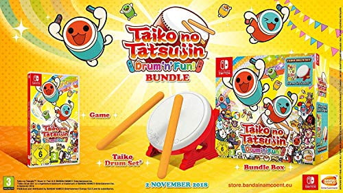 Taiko No Tatsujin Drum 'N' Fun! Bundle - Nintendo Switch, Modb07K2Cpqr3