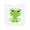 AA-White, variant on Inktastic Cute Frog, Green Frog, Frog Princess, Crown Baby Terry Cloth Bib