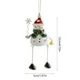 thumbnail image 3 of Iumwxz 3D Iron Christmas Ornaments Set Santa Snowman Star Tree Hanging Decorations 4.72 Inch Metal Holiday Pendants for Christmas Tree Home Festive Decor, 3 of 6