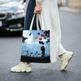 thumbnail image 6 of Custom Picture Canvas Tote Bag, Double-Sided Customizable, Personalized Reusable Bag, 16X15 Inches., 6 of 8