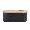 thumbnail image 1 of de de cerámica con almacenamiento para Negro Sunnimix Recipiente de limpieza, 1 of 7