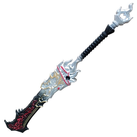 Armory Replicas LARP Sword - 39.37-Inch Durable PU Construction, Black Blade, Solid Core & Immersive Role-Play