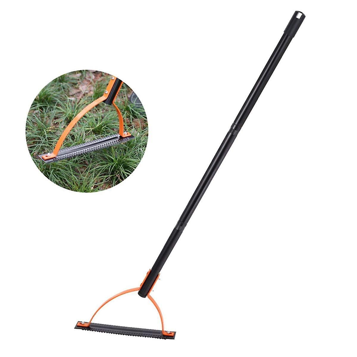 Weed Grass Cutter With Serrated Double edged Sharp Manual Grass Whip Handle Cut Overgrown Weeds Cutting Hand Tool 1.6m Walmart