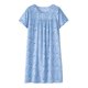 thumbnail image 3 of WILLBEST Vestidos con Curvas para Mujer, Camisón de Verano Floral de Manga Corta, Pijama Fino y Cómodo, Vestido Holgado para Estar En Casa UnitaGrandeGrandea, 3 of 3