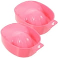 thumbnail image 1 of 2pcs Nail Art Manicure Care Soak Bowl Tray Polish Remover (Random Color), 1 of 6