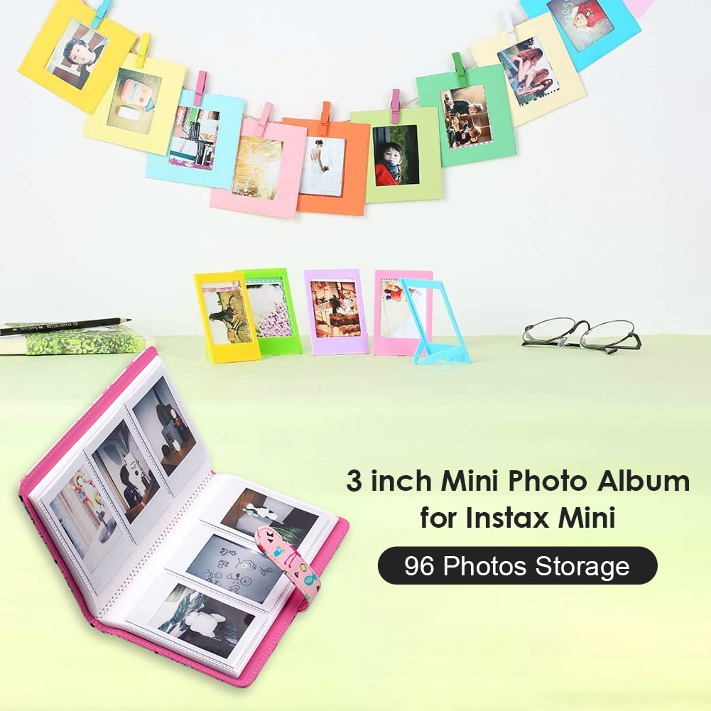 Polaroid Pink Photo Album Instax Mini Photo Album Personalised Memory Book  Custom Photo Prints Gift for Her Couples Photo Album 