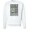 thumbnail image 2 of Inktastic Mental Health Awareness Strength Support Love Adult Sweatshirt, 2 of 4