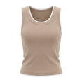thumbnail image 1 of Top Quarry para Dama, sin Mangas Beige Talla EG, 1 of 4