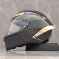 thumbnail image 3 of Casco de motocicleta con patrón de fibra de carbono, personalidad, para hombres y mujeres, cobertura total, carreras de motocicletas, ala trasera grande, capacidad 3C, 3 of 5