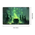 thumbnail image 2 of Shaggy Area Rug, Halloween Green Witch Rugs for Living Room Bedroom Non Slip Door Mat Indoor Carpet Machine Washable Nursery Home Decor Floor Mats for Entryway 60x39in, 2 of 5