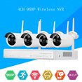 thumbnail image 2 of 4CH Wifi Wireless Home Security Camera System NVR 960P CCTV IR Night Vision IP66 Waterproof Camera, 2 of 8