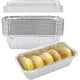 thumbnail image 1 of Aluminum Foil Bread Loaf Pans Standard Size Tin Foil Tray Outdoor Lunch Pans for Casserole Dishes Food Preparation, 1 of 5