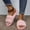 #080-Pink, variant on Wowcloth Women's Fashion Casual Indoor-Outdoor Pearl Accent Fleece-Lined Slip-On Slippers – Cozy Warm House Shoes with Plush Fur for Home & Outdoor Comfort
