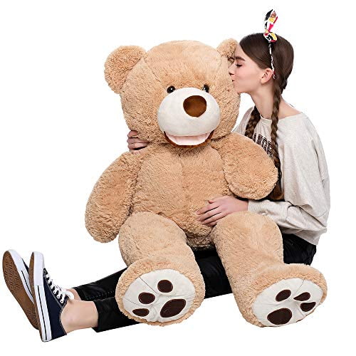 Details about   Giant Teddy Bear with Big Footprints Plush Stuffed Animals Brown Gift For Her US 