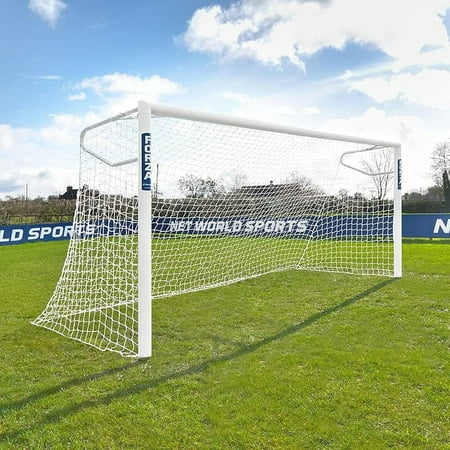 FORZA Alu110 Socketed Soccer Goals - Professional Soccer Goal Posts [10.5ft x 6.5ft Futsal] - Premium Aluminum Goal Posts | For Futsal Junior Youth and Full-Size Games