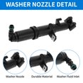 thumbnail image 4 of Unique Bargains Front Driver Side Headlight Washer Nozzle for Mercedes-Benz S350 No.2218601347/A2218601347 1pc, 4 of 7