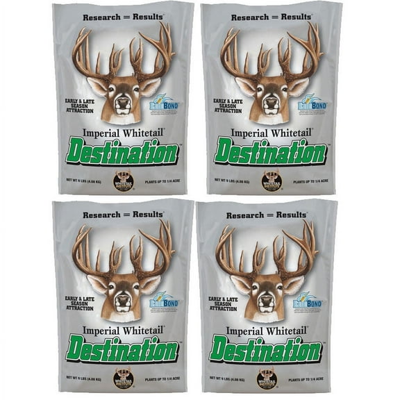 Whitetail Institute Imperial Destination - 36 lbs. - Carton of 4, 9 lb. Bags