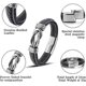 thumbnail image 2 of Love You Forever Connected Braided Leather Bracelet, To My Son/grandson/husband Bracelet, Leather Knot Bracelet Jewellery Gift, 2 of 5