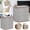 A, variant on Honeplcked 180L Non Woven Storage Bins with Lids & Reinforced Handles, Large Clothes Storage Basket Containers, Closet Organizers and Storage for Clothing, Sweater, Comforter, Bedding on Clearance