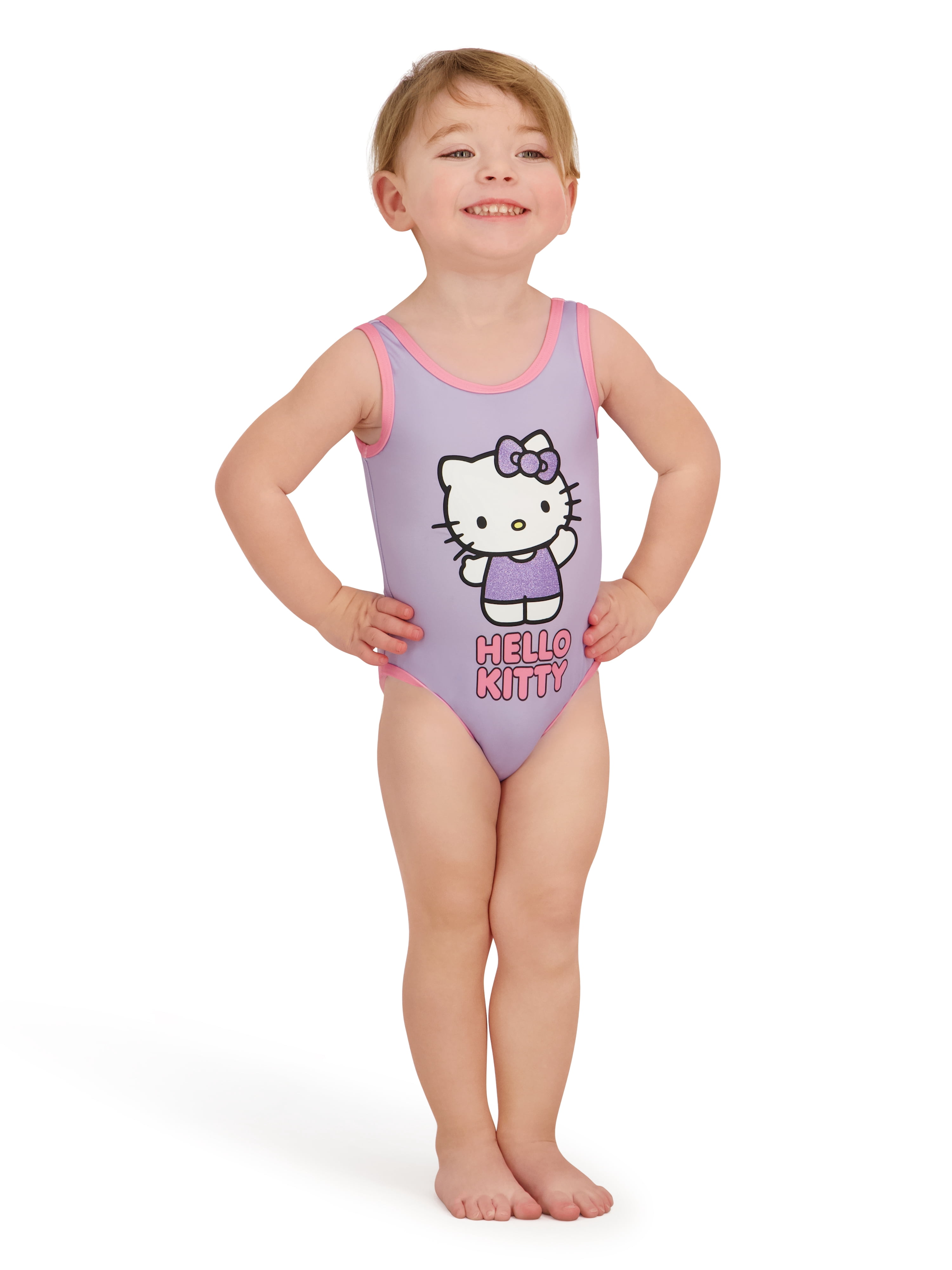 Character Toddler Girl One- Piece Swimsuit with Coverup, 2- Pieces, Sizes 12M- 5T