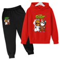 thumbnail image 3 of Conjunto de pantalón con capucha y dibujos animados de Groot, sudadera con capucha para niños y niñas, ropa de cosplay de anime, 3 of 5
