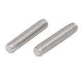 thumbnail image 2 of M10 x 50mm 1.5mm Pitch 304 Stainless Steel Fully Threaded Rod Silver Tone 20Pcs, 2 of 5