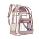 thumbnail image 5 of Mochila transparente con correa de hombro ajustable, ligera y unisex. Oro, 5 of 7