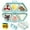 Savings:Blue 1, variant on Tikeitoo 6 In 1 Onigiri Mold, Onigiri Mold 6, Triangle Sushi Molds, Once Quickly Make 6pcs Sushi, Easy to Store Carry, and Clean, Can Be Used as a Rice Container for Seaweed Rices Balls Sushi Savings
