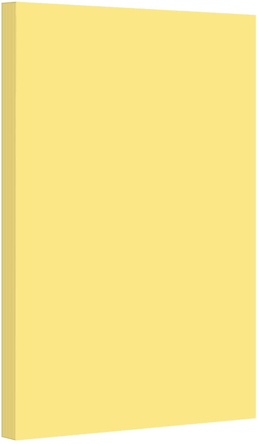 Buff Pastel Color Paper 20lb. Size 8.5 X 14 Legal/Menu Size 50 Per Pack