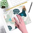 thumbnail image 3 of Square Mouse Pad, Smooth Premium-Textured Mouse Mat Thick, Computer Mousepad for Wireless Mouse, Non-Slip Base(9.5 x 7.9 Inch, Tropical Leaves), 3 of 6