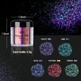 thumbnail image 4 of LET'S RESIN Chameleon Flakes, Resin Supplies -Intense Color Shift Pigment Powder for Resin Molds/Tumblers, Chrome Powder Pigment for Christmas Nail Art/Paint/Soap Making, 4 of 7