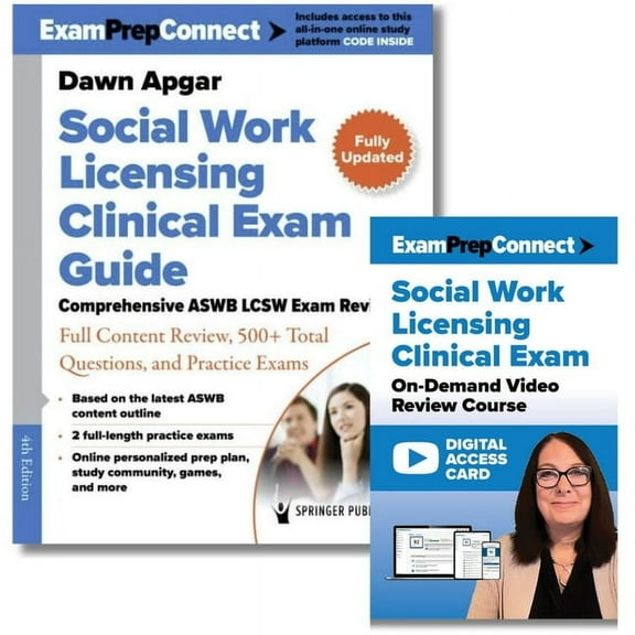 Social Work Licensing Clinical Exam Guide and Lcsw Exam Video On-Demand Review Course Set: Featuring 14 Hours of Instruc, (Paperback)