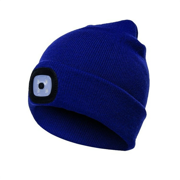 Baohd Unisex Beanie with LED Light Warm Knitted Hat Women Men
