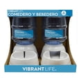 thumbnail image 1 of Comedero y bebedero Vibrant Life con tolva 4.5 y 4 l, 1 of 4