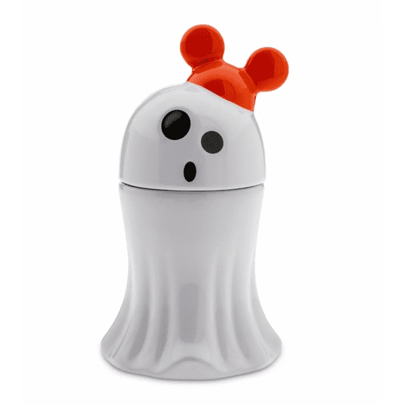 Disney Parks Halloween Ghost With a Mickey Ear Hat Lid Candle Holder New