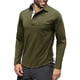 thumbnail image 1 of pstuiky camisas de hombre de manga larga, Camiseta informal de manga larga para hombre, color liso, con solapa, estilo retro. Tops casuales para hombres xxl, 1 of 7