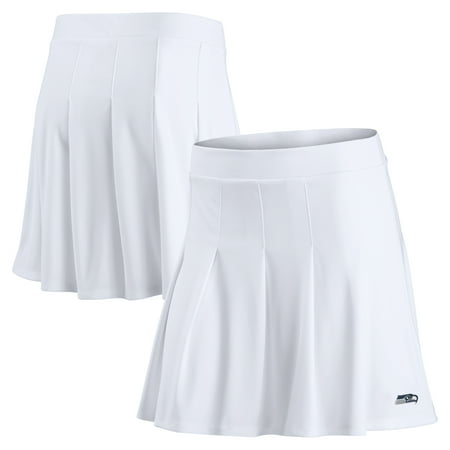 Women s Fanatics White Seattle Seahawks Primary Logo Tennis Skort