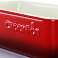 thumbnail image 3 of Crock Pot Artisan 1.25 Quart Rectangle Stoneware Bake Pan in Red, 3 of 5