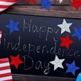 thumbnail image 6 of CuiLiyq 4th of July Stickers, 500 Pcs Patriotic Stickers, 1 Inch Self-Adhesive Red White and Blue Star Memorial Day Sticker Decals for Independence Day Veteran Party Supplies, 6 of 7