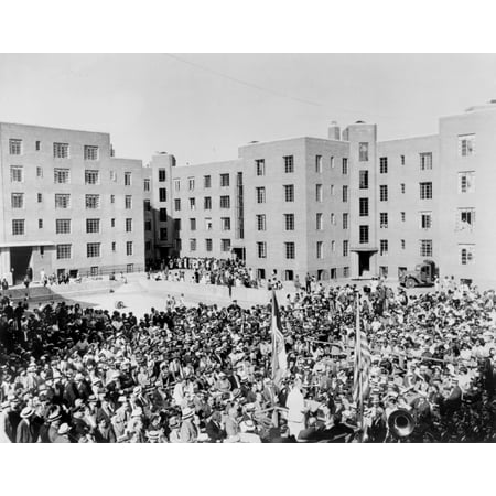 Opening Of New Deal Pwa Funded Harlem River Houses In Nyc In 1937 New York CityS First Federally Subsidized Public Housing Was Segregated For African Americans