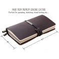 thumbnail image 2 of Leather Journal Refillable Travelers Notebook, Antique Handmade Leather, 2 of 5