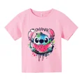 thumbnail image 2 of Camiseta de verano Kawaii Lilo Stitch para niños, ropa para niños y niñas, camisetas con gráficos de dibujos animados para niños, linda camiseta de manga corta de Anime, camiseta para bebé, 2 of 5