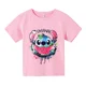 thumbnail image 2 of Camiseta de verano Kawaii Lilo Stitch para niños, ropa para niños y niñas, camisetas con gráficos de dibujos animados para niños, linda camiseta de manga corta de Anime, camiseta para bebé, 2 of 5