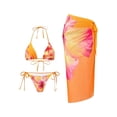 thumbnail image 3 of HUAXUN Plus Size Tankini Swimwear Cute Tankini Womens Swimsuit Cover Up Tummy Control Bathing Suit Top 3 Piece Swimsuit Tummy Control Bathing Suit, 3 of 3