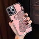 thumbnail image 4 of Funda De Teléfono Con Purpurina Diamond Bear Bling Para iPhone 14 12 11 13 Pro Max X XR XS 7 8 Plus SE3 Carcasa De Cuero Chapado De Lujo Silicona Suave Cubierta Trasera, 4 of 4