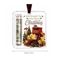 thumbnail image 3 of Acrylic Flat Xmas Ornament, Christmas Decorations Indoor Outdoor Holiday Home Decor Accents, Cash Gift Hanging for Tree, Holiday, Home, Party Xmas Festive Decor, 3 of 8